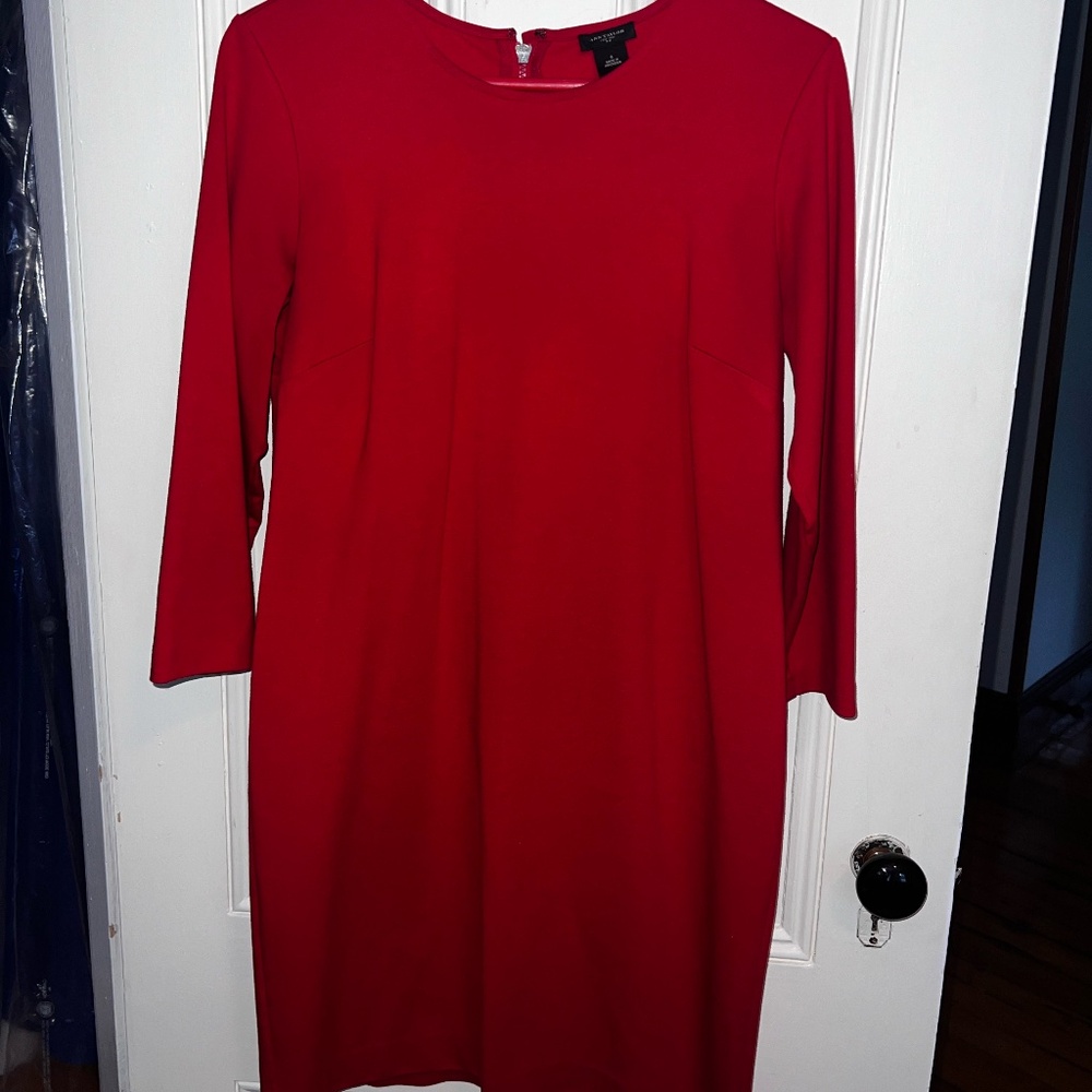 Red Ann Taylor Dress